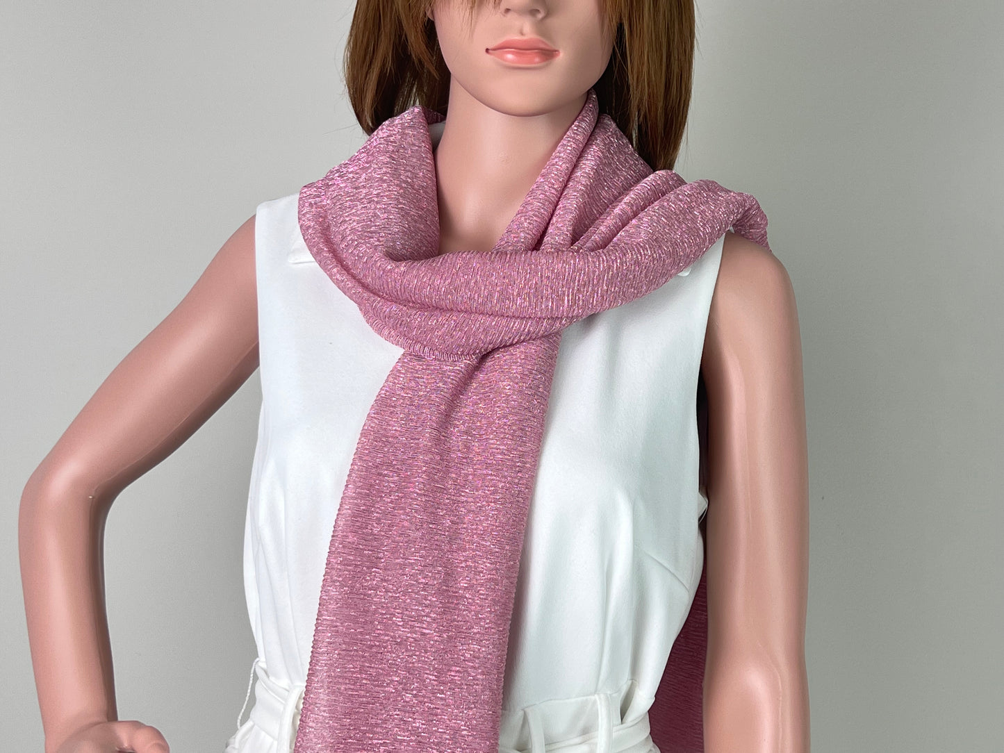 Luxemin Newyork Collection Pinky Women's Sparkle Shawls and Wraps