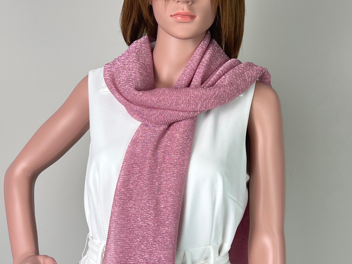 Luxemin Newyork Collection Pinky Women's Sparkle Shawls and Wraps