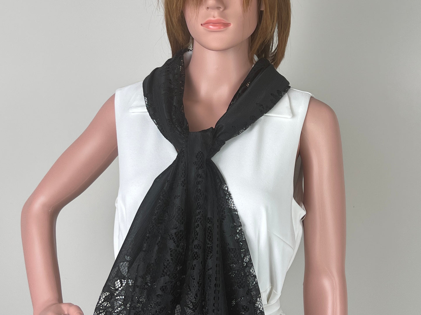 Luxemin New Orleans Collection Black Women's Lace Shawls and Wraps for Wedding Party Dresses